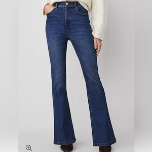 Ann Taylor the Flare jean 
Refined Dark Indigo Wash size 2